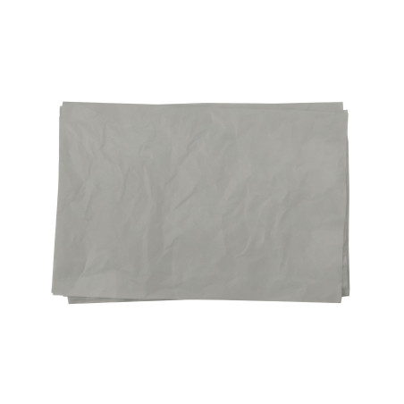 Hojas de papel de seda de color gris para embalaje 50 x 75 cm