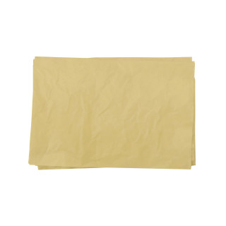 Hojas de papel de seda de color oro para embalaje 50 x 75 cm