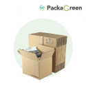Cajas de cartón de canal simple reciclados, reciclables